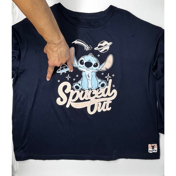 Disney Stitch Poly blend Women's Long Sleeve Poly Blend size XL Pre-Owned fair - Picture 4 of 11